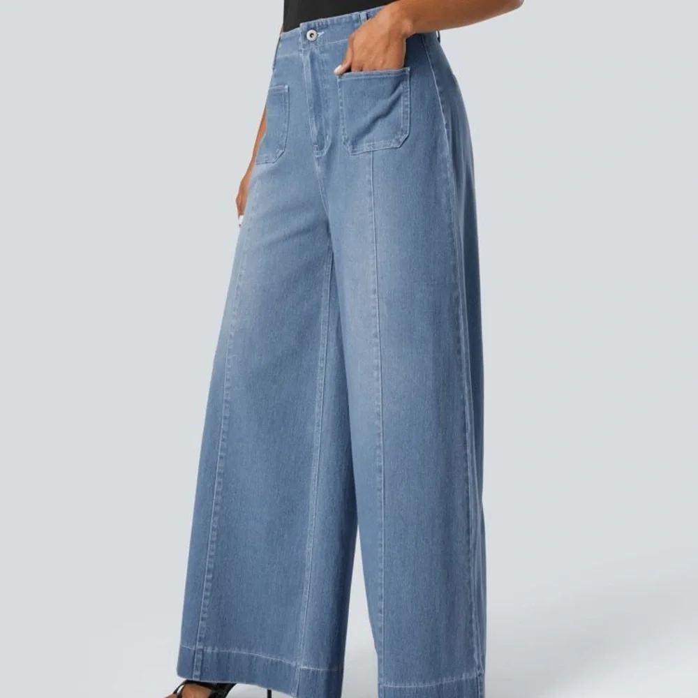 Halara Flex high waisted wide leg jeans - Picture 6 of 9